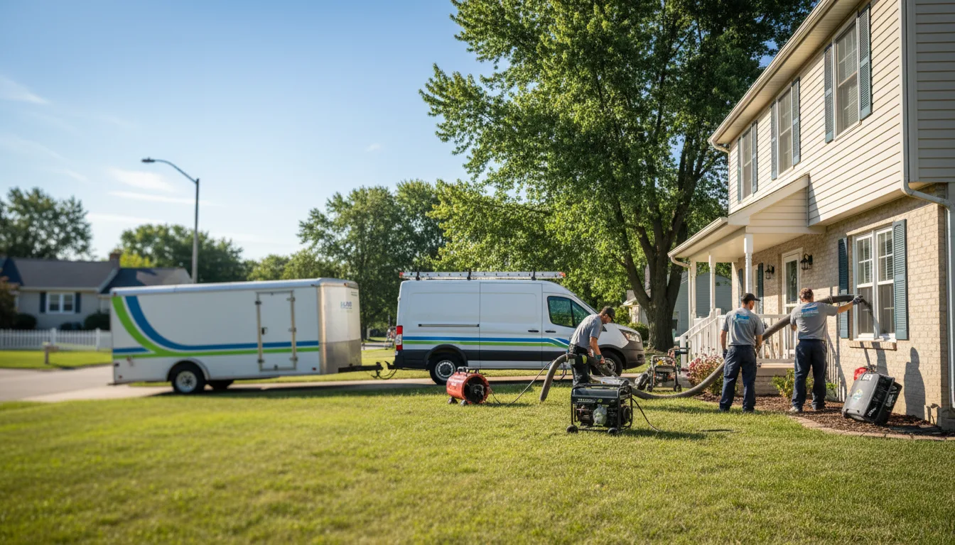 Flooded Basement Restoration And Cleanup With Repair in Maquon, IL near me